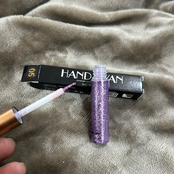 Glitter Liquid Eyeliner Metallic Shimmer Eyeshadow Liquid Eyeliner 5ml purple - Picture 4 of 8